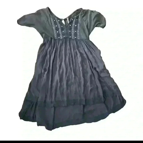 Free People Womens La Mamounia Boho Embroidered Midi Dress S - Picture 10 of 15